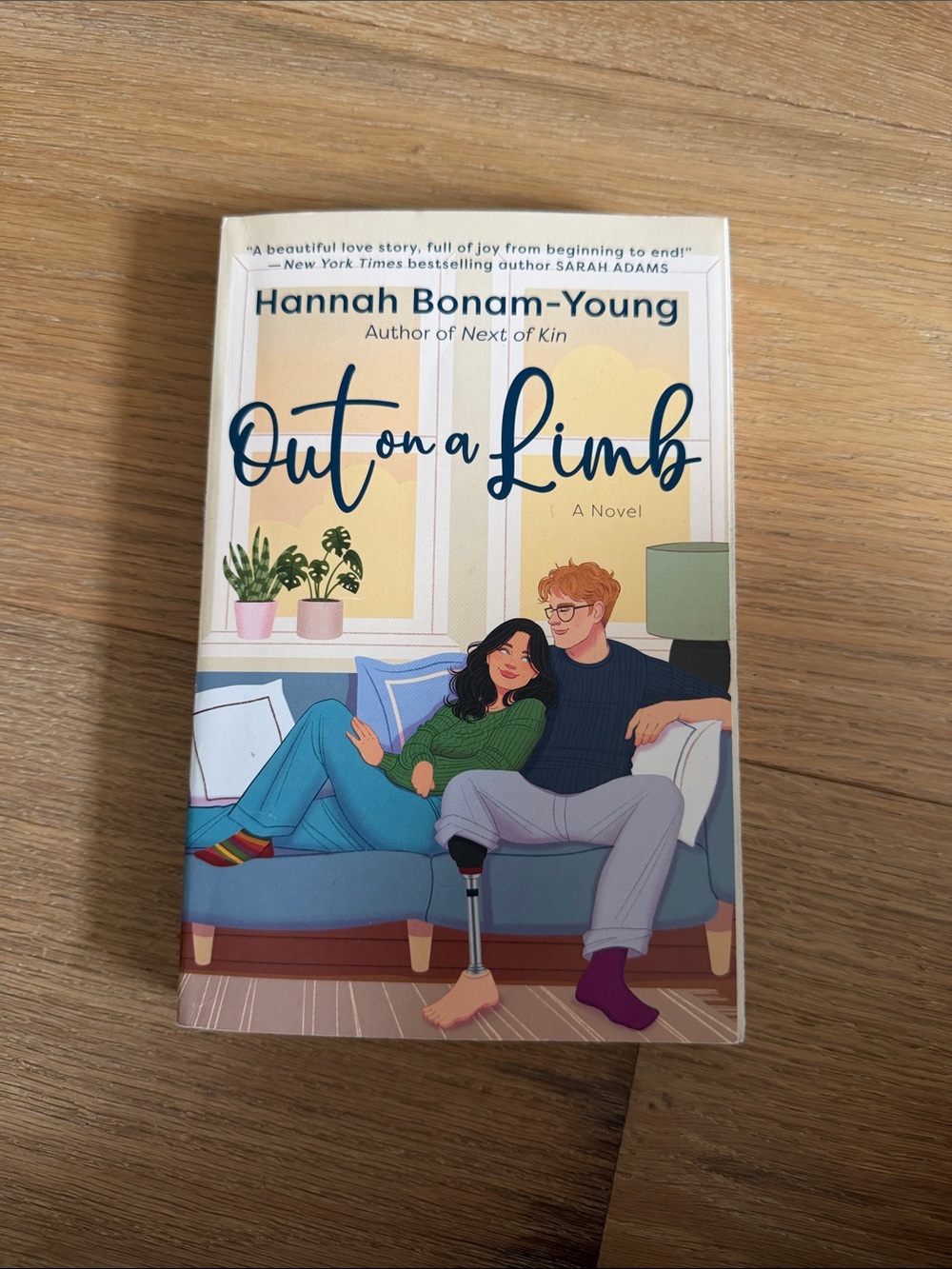 Out on a Limb by Hannah Bonam-Young — Cozy Illustrated Cover, Blue & Green